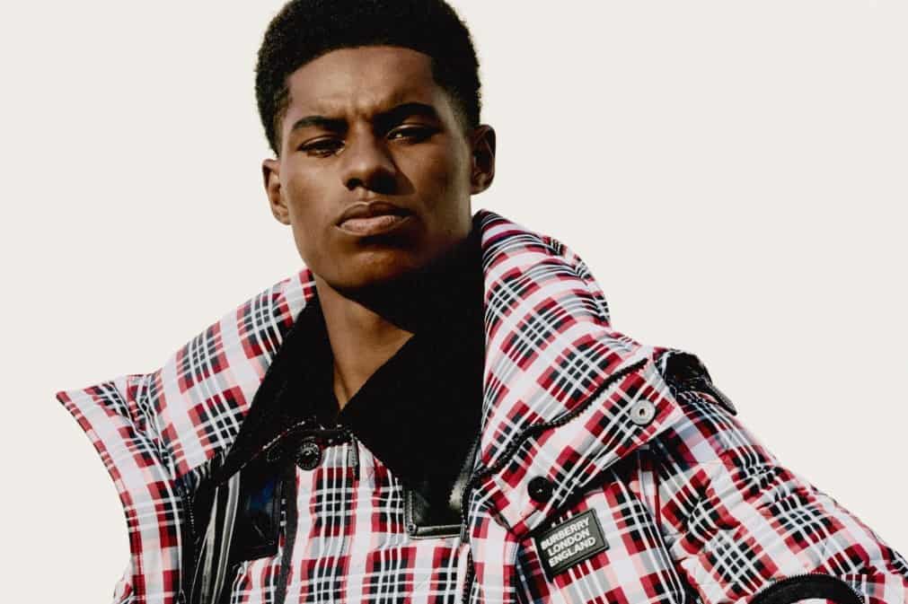 Marcus Rashford FTSE 100 Burberry campaign